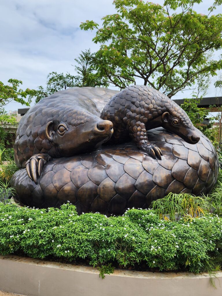 Balinese Artist’s Monumental Sculpture Stands Tall in Singapore, Carrying a Conservation Message