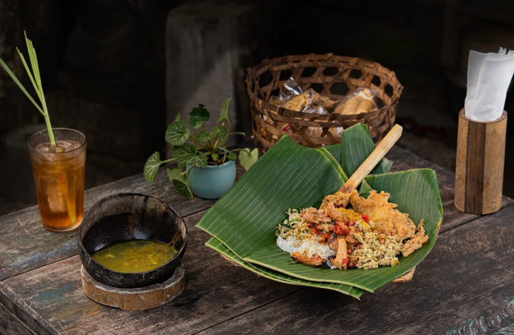 Enjoying Nasi Tekor Bali, A Delightful Traditional Culinary Experience